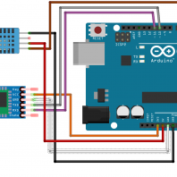 Arduino temperature and bluetooth wireless communication
