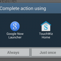 Google Now Launcher and voice command